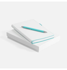 Набор White Shall, бело-бирюзовый