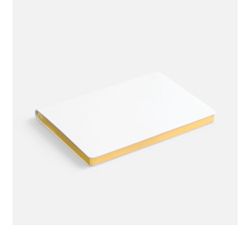 Ежедневник Nebraska Flex, недатированный, белый с золотистым