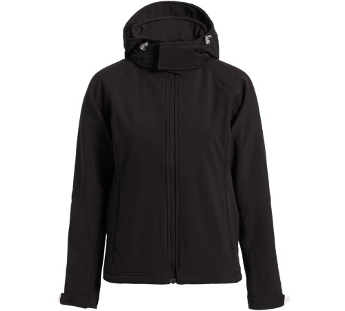 Куртка женская Hooded Softshell черная