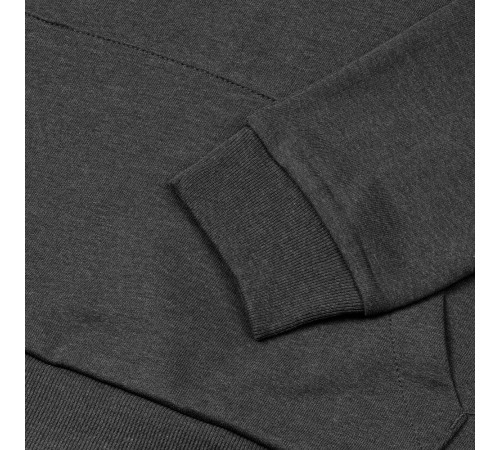 Толстовка с капюшоном унисекс Hoodie, серый меланж (антрацит)