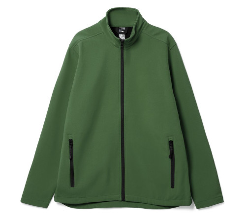 Куртка софтшелл мужская Race Men, темно-зеленая