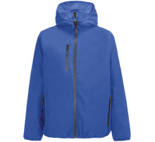 Куртка софтшелл с капюшоном мужская Falcon Men, ярко-синяя (royal)