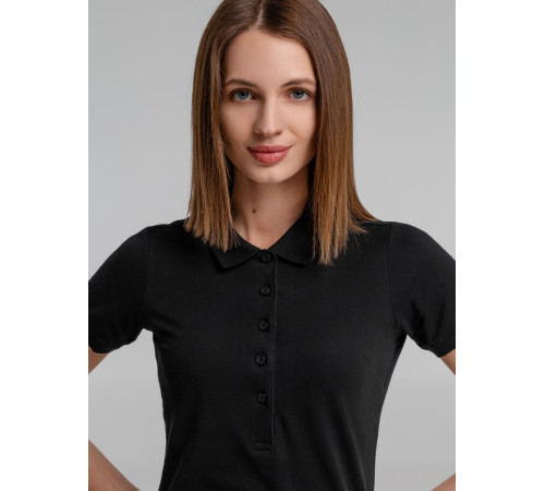 Рубашка поло женская Neptune, черная
