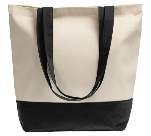 Холщовая сумка Shopaholic, черная