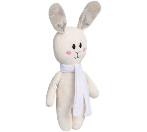 Мягкая игрушка Beastie Toys, заяц с белым шарфом