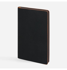 Ежедневник Trait, недатированный, черный с оранжевым