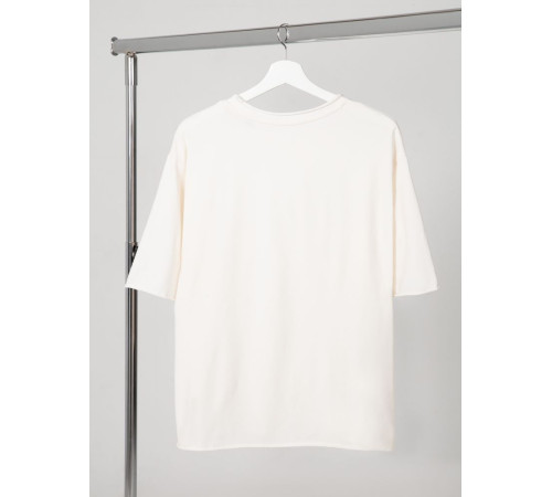 Футболка оверсайз Vozduh 2.0, кремовая