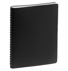 Ежедневник Spring Shall, недатированный, черный с серым