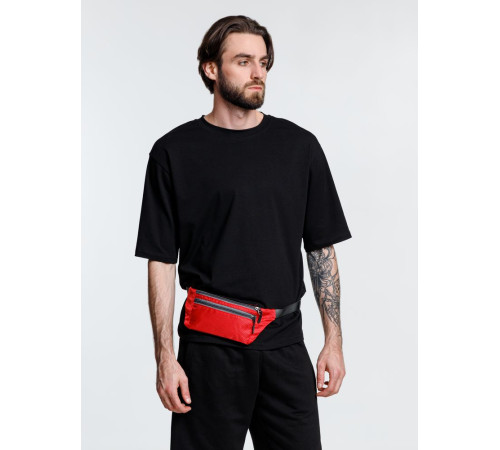 Спортивная поясная сумка Run for Fun, красная