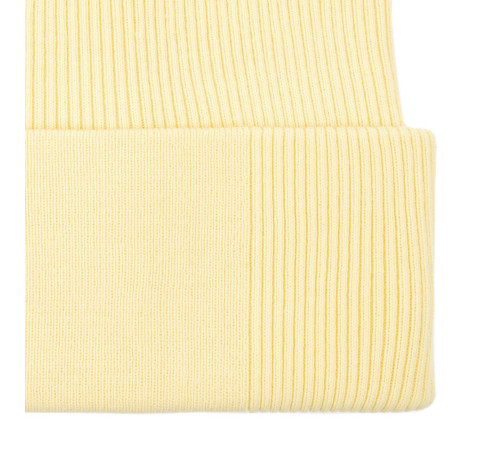 Шапка Real Rib, желтая (нарцисс)