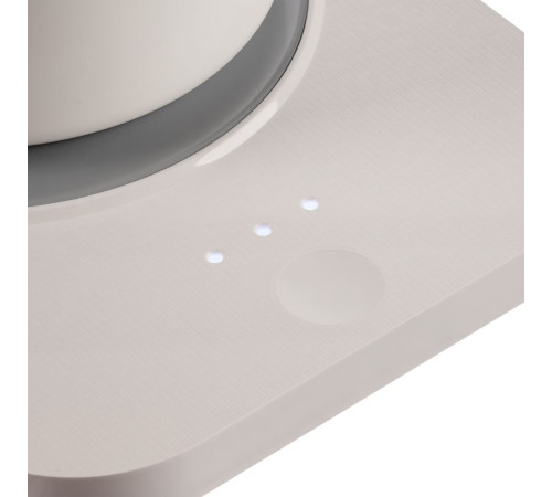 Кружка с подогревом и беспроводной зарядкой Dual Base Plus, белая