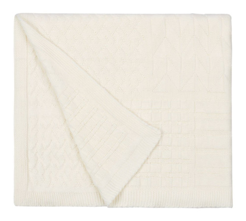 Плед Snippet, молочно-белый