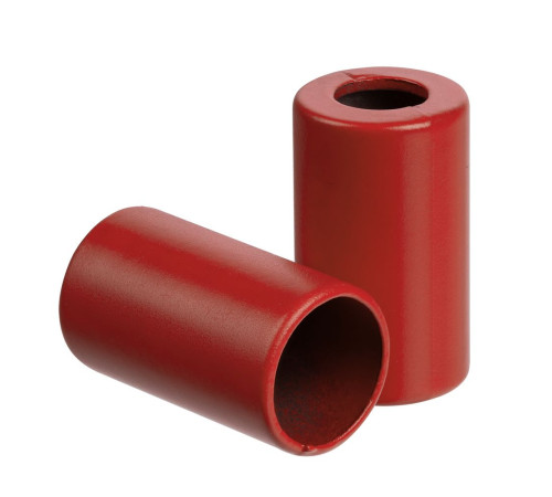 Пара наконечников для шнурка Tizzle, красные