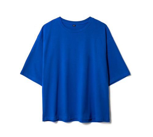 Футболка унисекс оверсайз Street Vibes, ярко-синяя