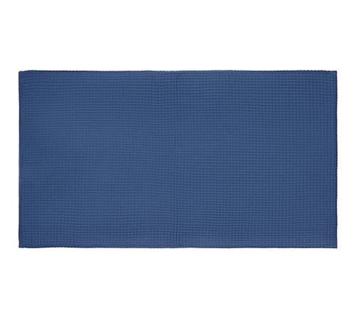 Полотенце вафельное Gentle, большое, темно-синее