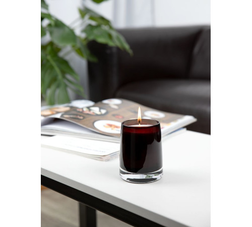 Ароматическая свеча Fragnola, грейпфрут и ветивер, бордовая