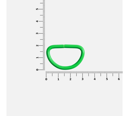 Полукольцо Semiring, L, зеленый неон