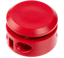 Двойной фиксатор для шнура Brоgy, красный