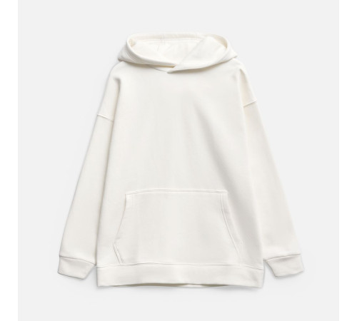 Худи оверсайз унисекс Snuggie, молочно-белое