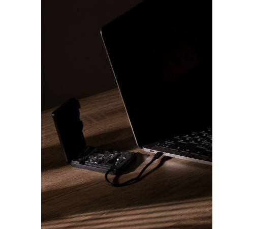 Футляр для карт памяти и SIM-карт Multitask, черный