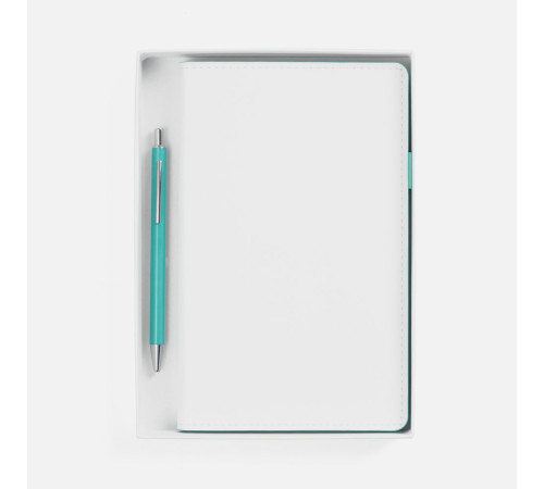 Набор White Shall, бело-бирюзовый