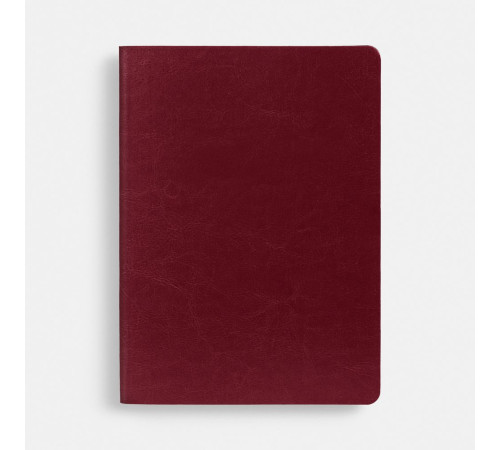 Ежедневник Nebraska Flex, недатированный, бордовый с серебристым