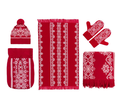 Плед Onego, красный