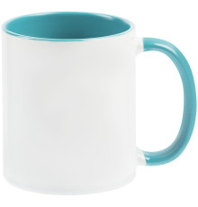 Кружка Promo Plus для сублимационной печати, бирюзовая