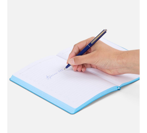 Ручка шариковая Senator Point, ver.2, темно-синяя