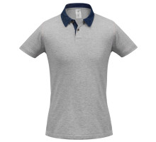 Рубашка поло мужская DNM Forward серый меланж