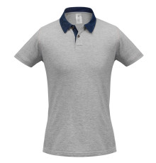 Рубашка поло мужская DNM Forward серый меланж