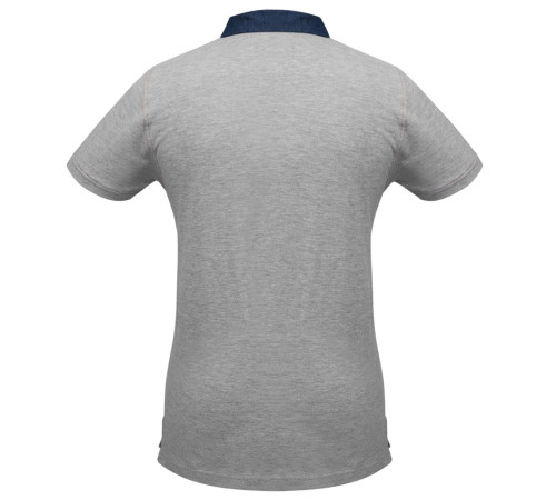 Рубашка поло мужская DNM Forward серый меланж