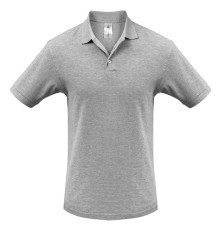 Рубашка поло Heavymill серый меланж