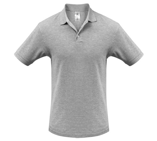 Рубашка поло Heavymill серый меланж