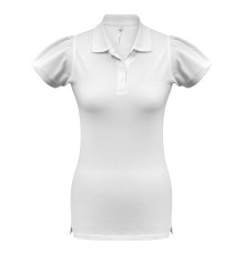 Рубашка поло женская Heavymill белая