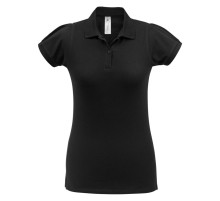 Рубашка поло женская Heavymill черная