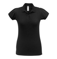 Рубашка поло женская Heavymill черная