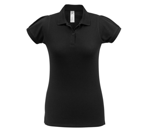 Рубашка поло женская Heavymill черная