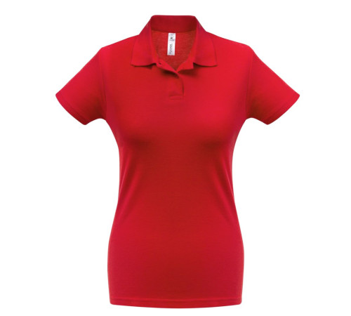 Рубашка поло женская ID.001 красная