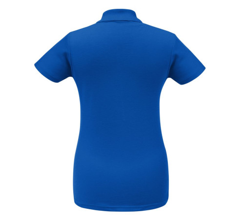 Рубашка поло женская ID.001 ярко-синяя