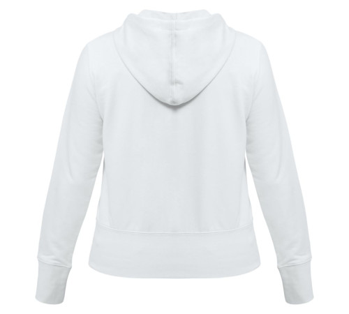 Толстовка женская Hooded Full Zip белая