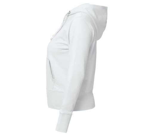 Толстовка женская Hooded Full Zip белая