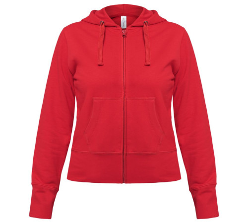 Толстовка женская Hooded Full Zip красная