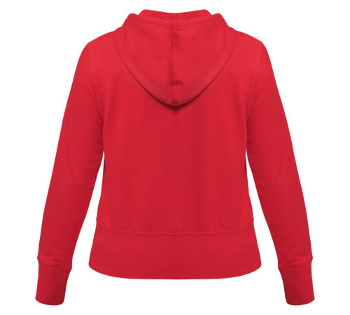 Толстовка женская Hooded Full Zip красная