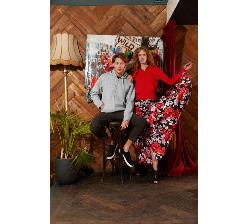 Толстовка женская Hooded Full Zip ярко-синяя