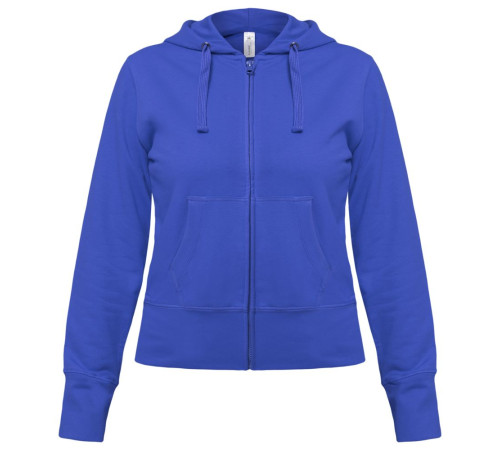 Толстовка женская Hooded Full Zip ярко-синяя