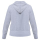 Толстовка женская Hooded Full Zip серый меланж