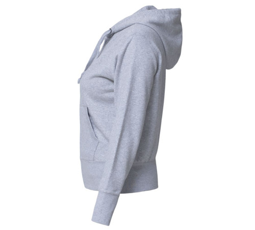 Толстовка женская Hooded Full Zip серый меланж