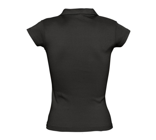 Рубашка поло женская без пуговиц Pretty 220, черная