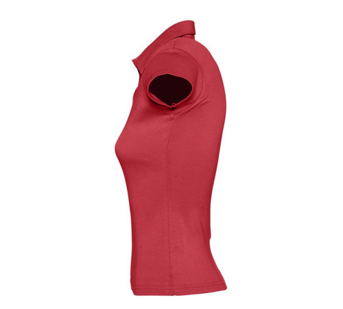 Рубашка поло женская без пуговиц Pretty 220, красная